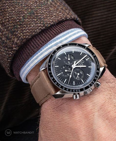 leather deployment strap for omega speedmaster|omega speedmaster lug width.